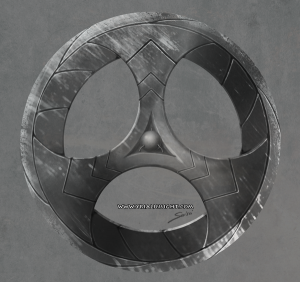 ébauche de chakram dépliable