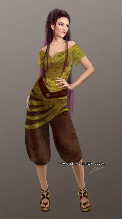 Costume 8 pour le personnage de Lila, JdR Vampire