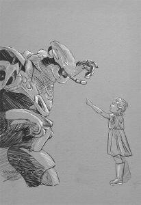 Titan et l'enfant