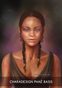 charadesign pour Phaé : base de travail