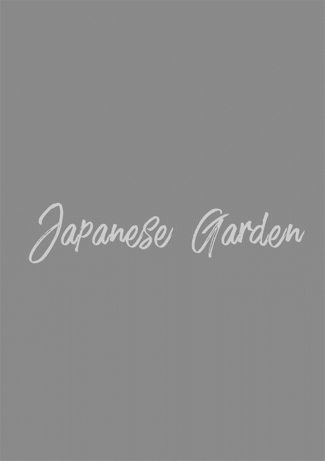 processus de création pour le jardin japonais