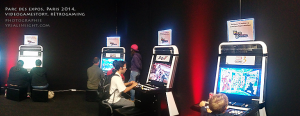 bornes d'arcades pour retrogaming NeoLegend au salon Videogame Story