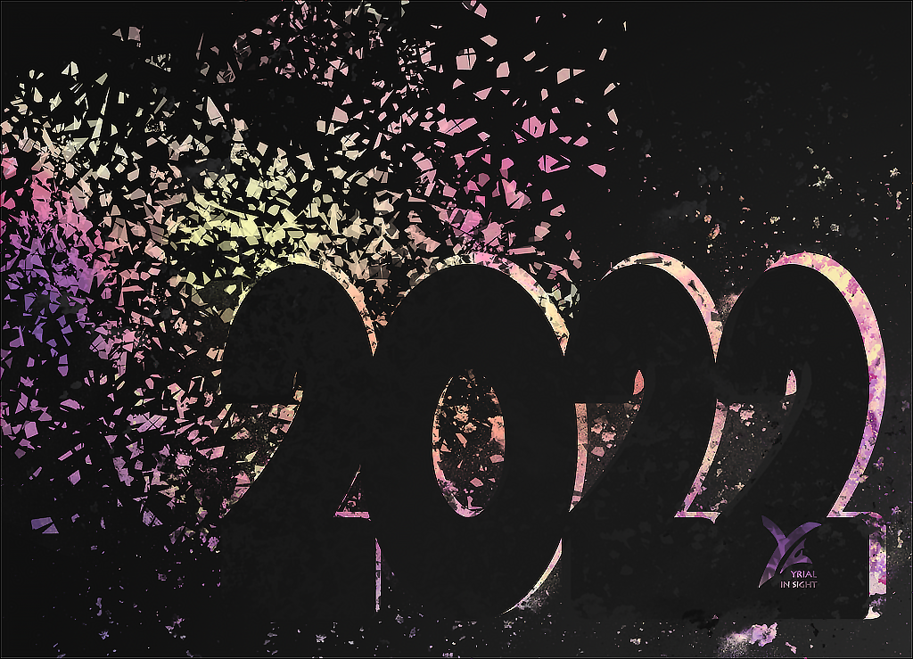 carte de voeux 2022, sparkly new year !