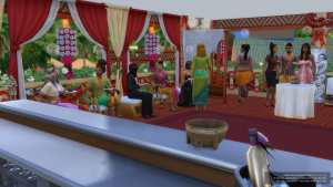Cérémonie Enchevêtrée, vue de l'étage | The Sims 4 | SaiseiSims