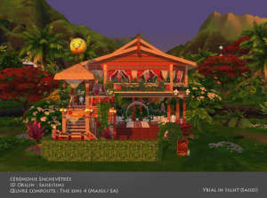Cérémonie Enchevêtrée, vue en galerie | The Sims 4 | SaiseiSims