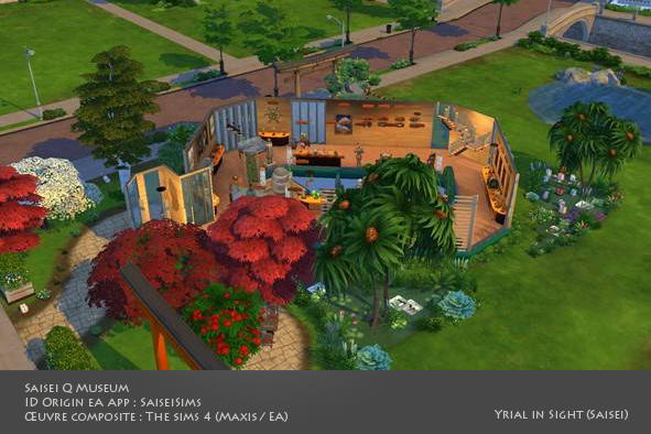 build Les Sims 4 : Saisei Q Museum | rdc